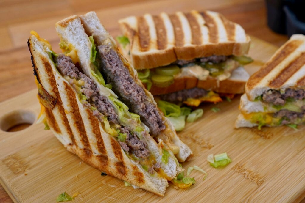 Big Mac Sandwich: Kontaktgrill Rezept