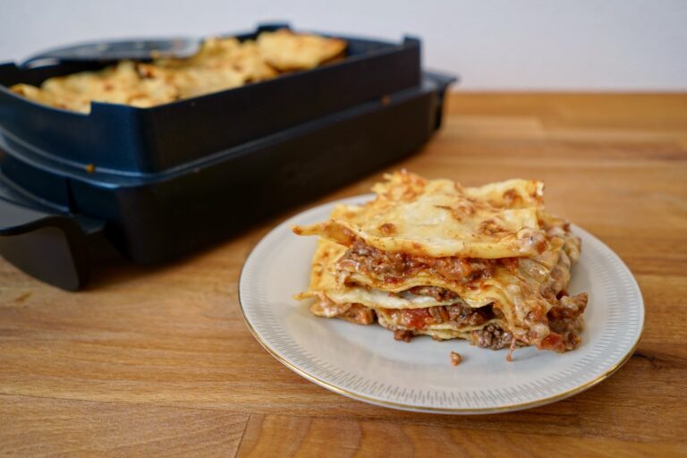 OptiGrill Backschale: Lasagne Rezept