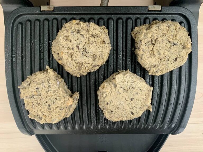 Bohnen Patties OptiGrill grillen