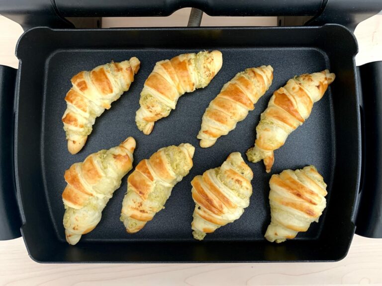 Gebackene Croissants OptiGrill Backschale