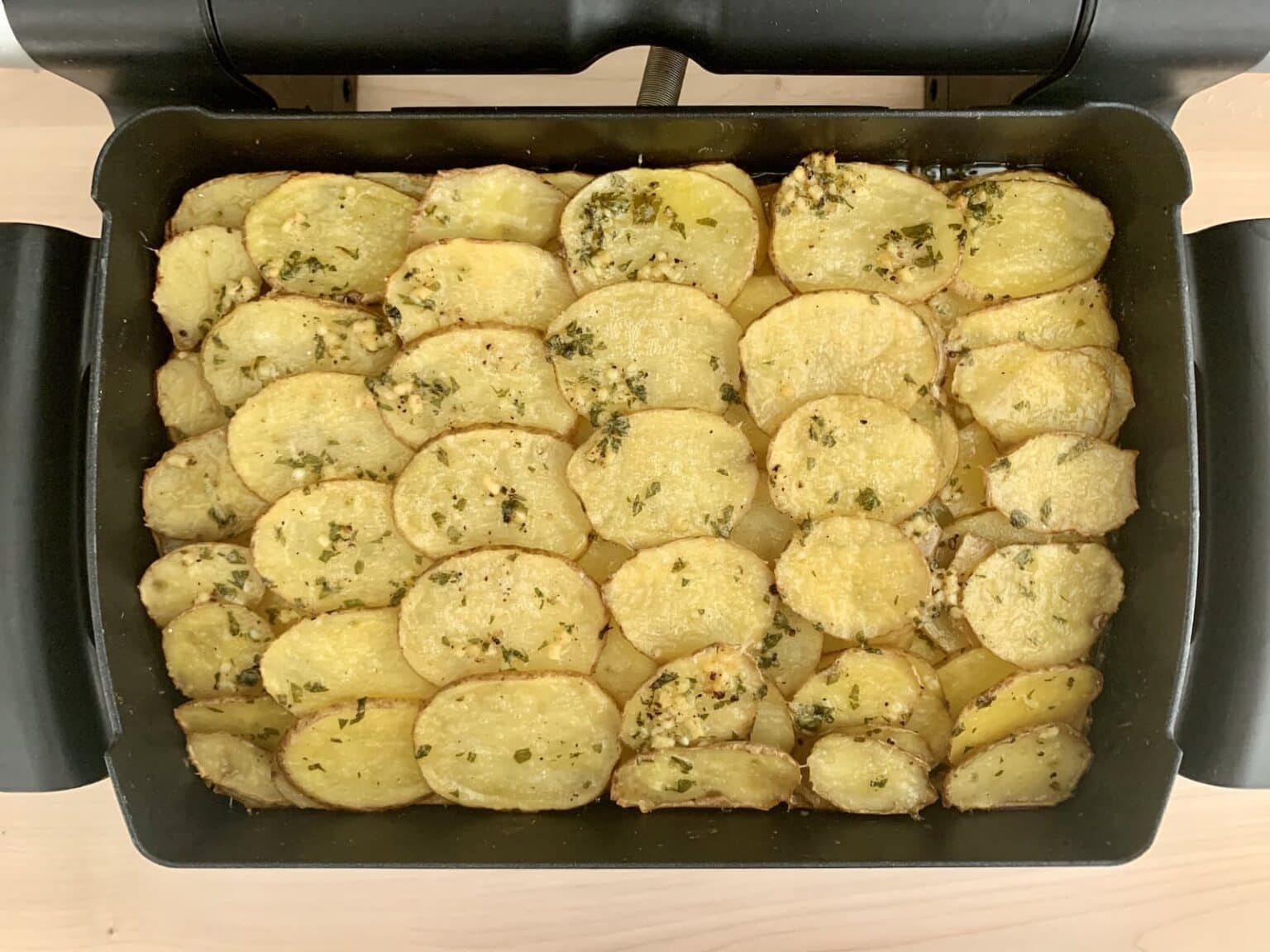 Knoblauchbutter-Kartoffeln