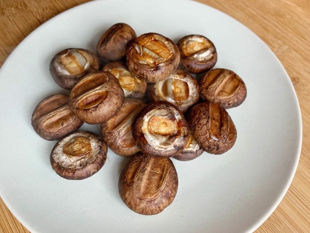 Gegrillte Champignons Kontaktgrill