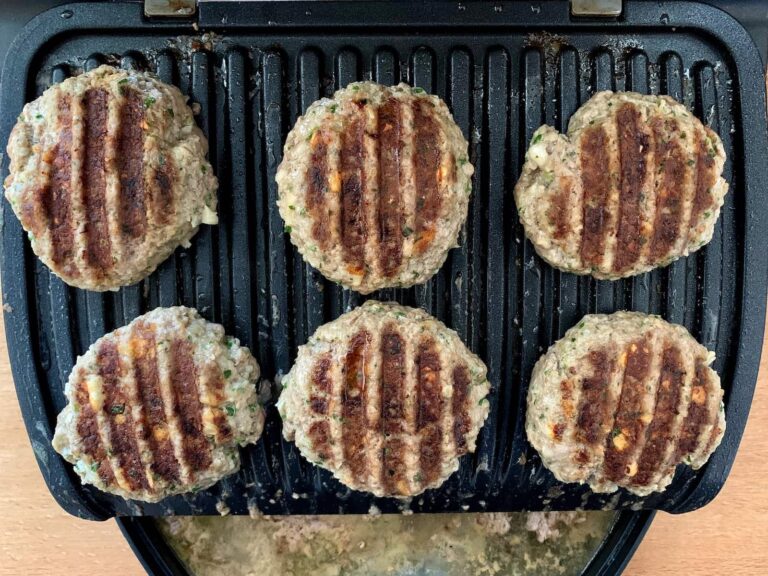 Gegrillte Frikadellen OptiGrill