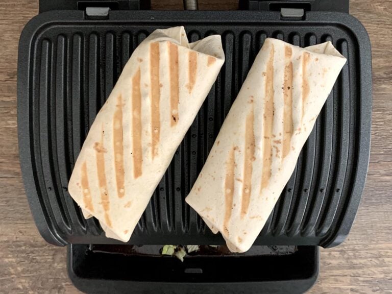 Gegrillte Hähnchen Wraps Kontaktgrill