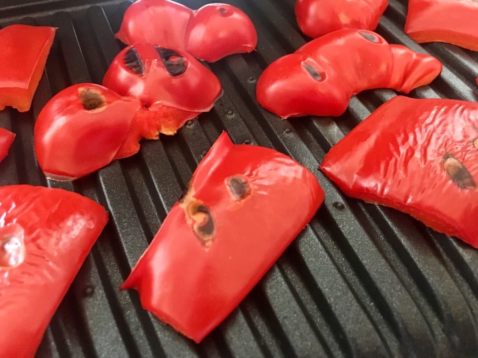 Paprika grillen im Kontaktgrill So einfach geht's! OptiGrill Rezepte