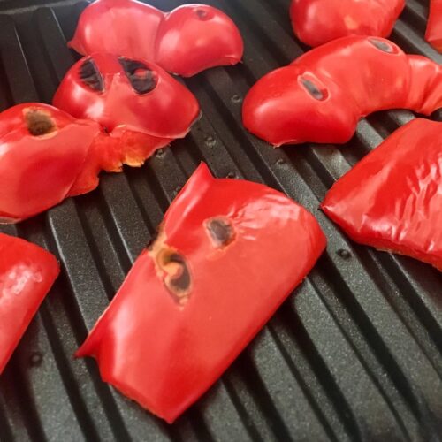 Gegrillte Paprika