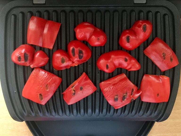 Gegrillte Paprika im OptiGrill