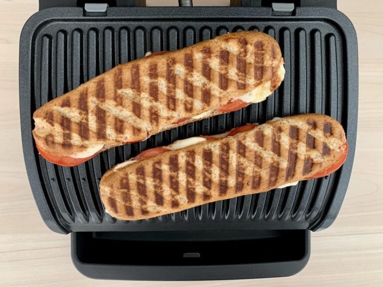 Gegrillte Tomate Mozzarella Baguettes OptiGrill