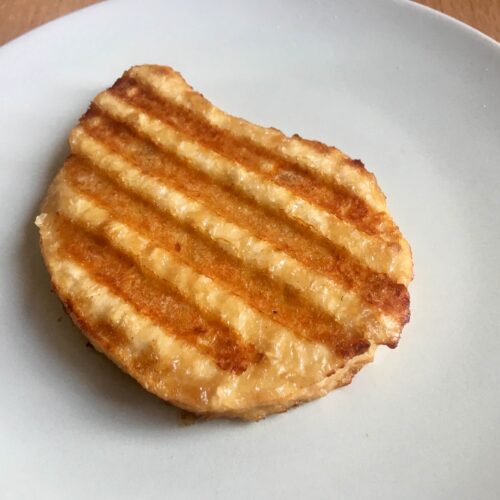 Gegrilltes vegetarisches Steak Kontaktgrill