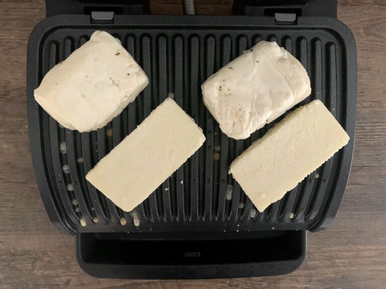 Halloumi Käse Kontaktgrill