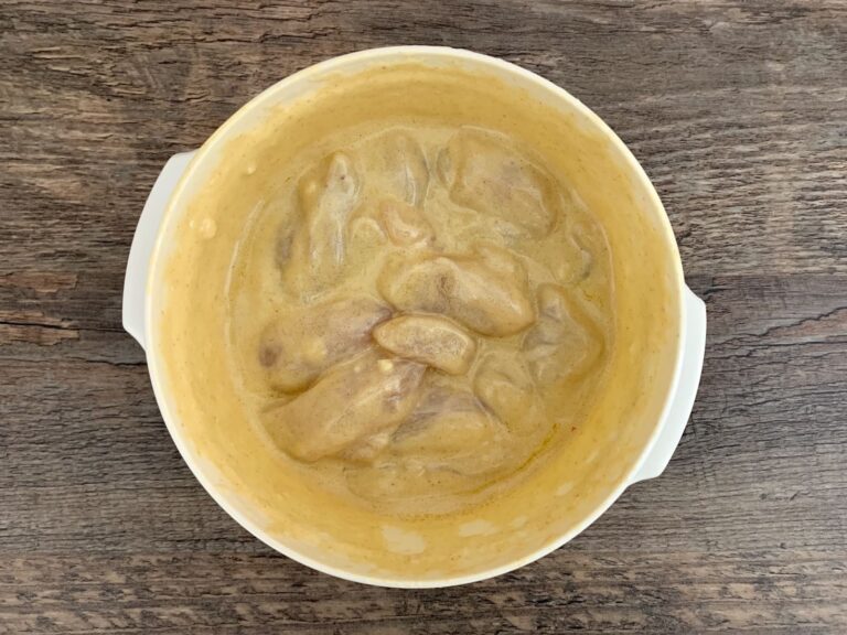 Hähnchenfleisch Joghurt Curry Marinade