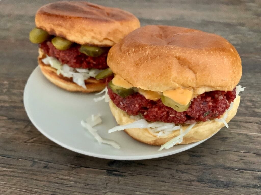 Kontaktgrill Rezept Rote Bete Burger