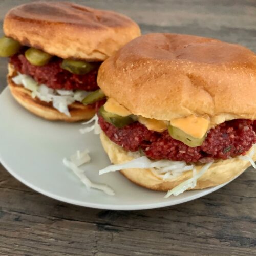 Kontaktgrill Rezept Rote Bete Burger