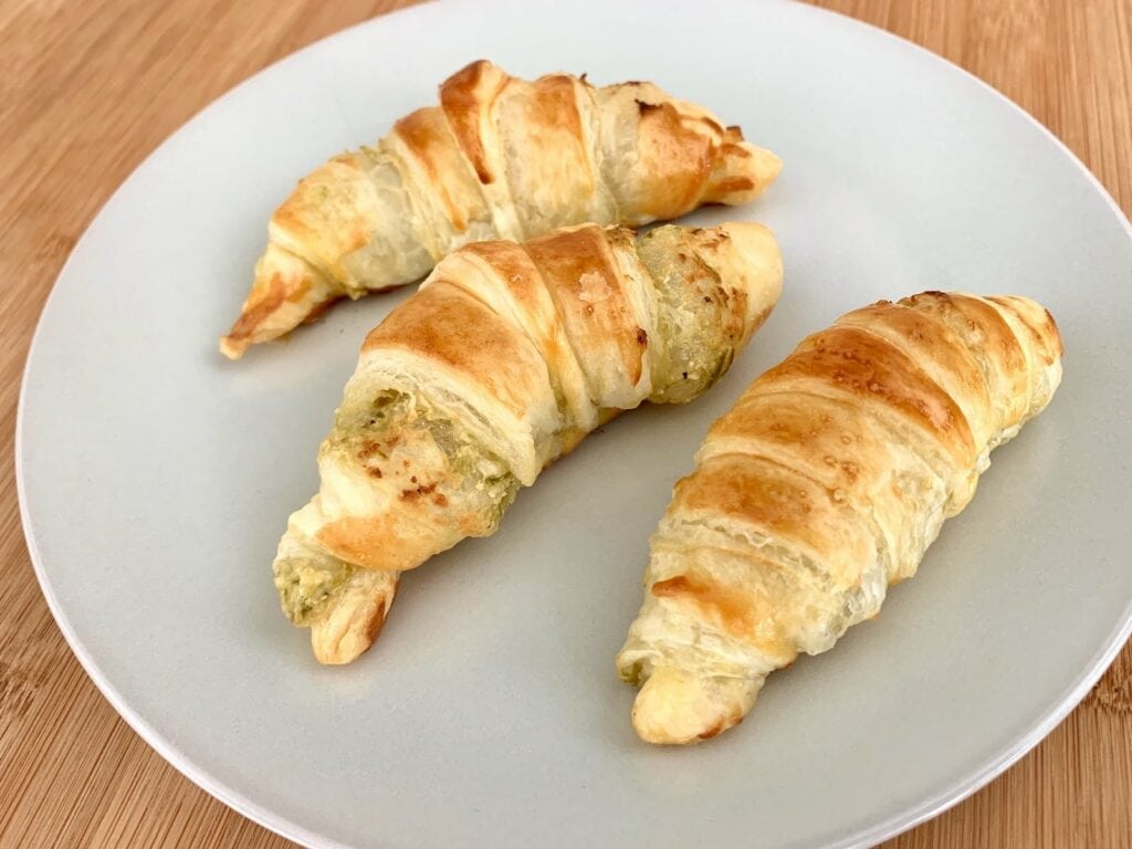 OptiGrill Backschale Rezept Croissants Camembert