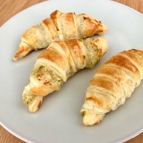 OptiGrill Backschale Rezept Croissants Camembert