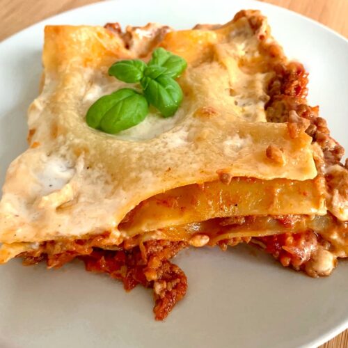 OptiGrill Backschale Rezept Lasagne