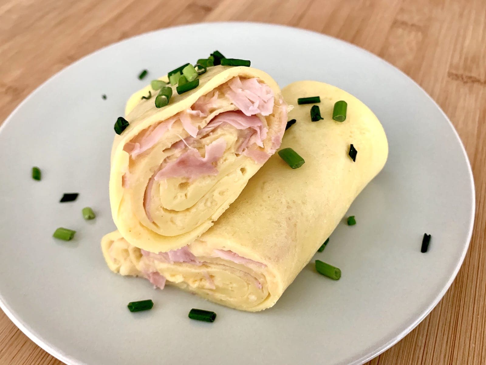 Pfannkuchen-Rolle mit Schinken &amp; Käse – OptiGrill Rezepte