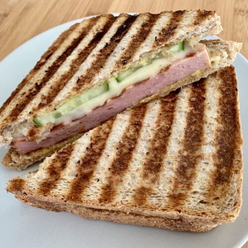 OptiGrill Rezept Fleischkäse Käse Sandwich