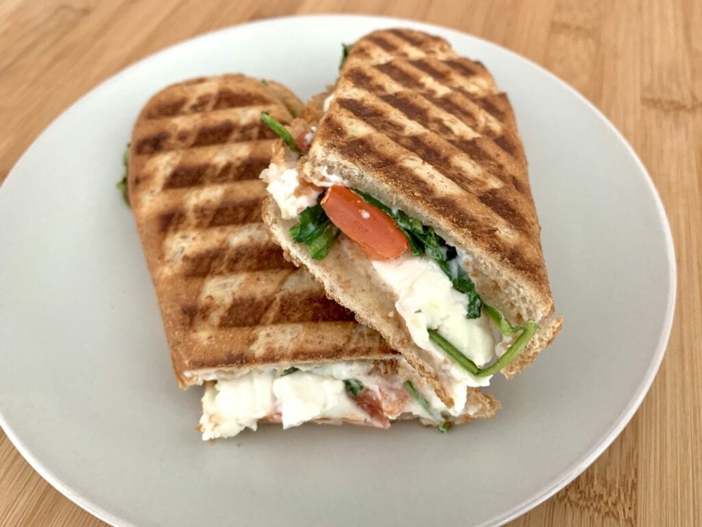 OptiGrill Rezept Tomate Feta Sandwich