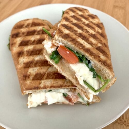 OptiGrill Rezept Tomate Feta Sandwich