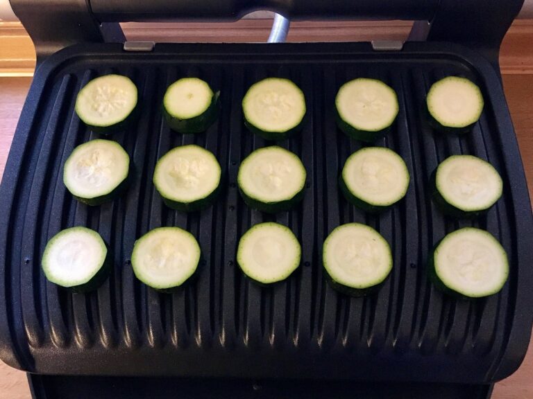 OptiGrill Rezept Zucchini grillen