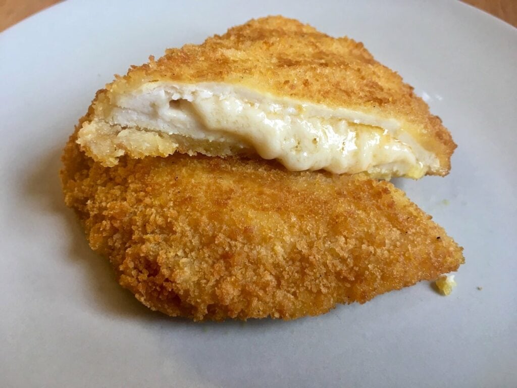 OptiGrill Rezept vegetarisches Schnitzel Käse