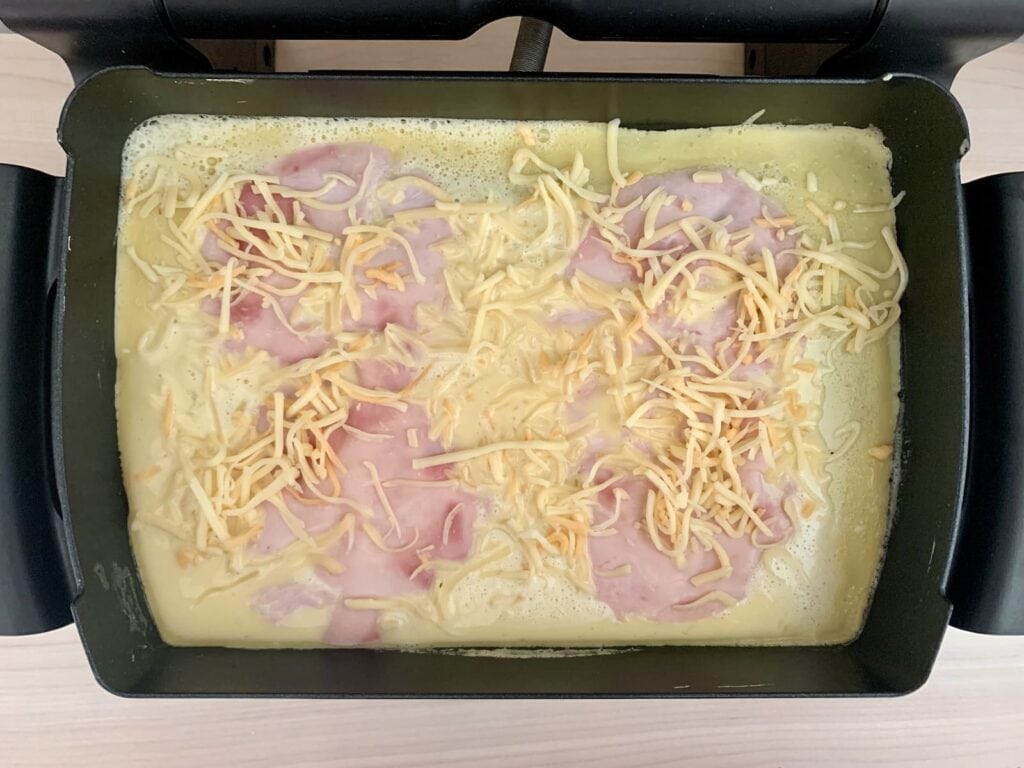 Pfannkuchen-Rolle mit Schinken &amp; Käse – OptiWelt