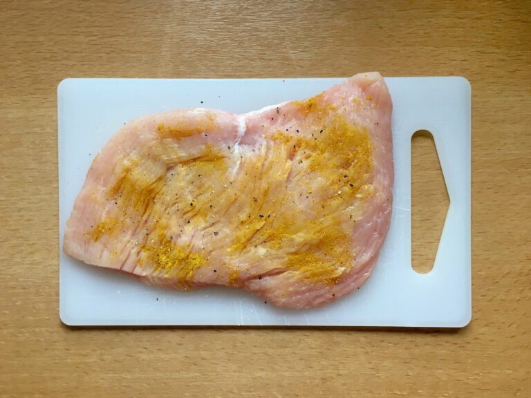 Putenbrust Schnitzel Currypulver