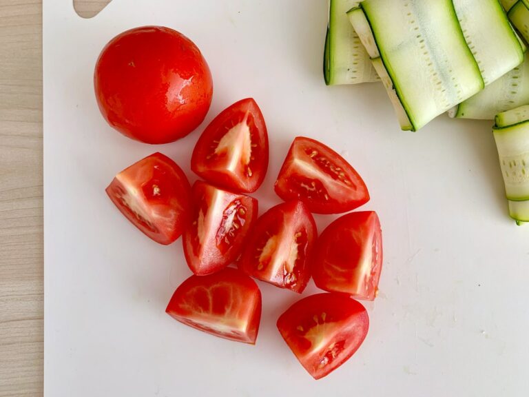 Tomaten vierteln