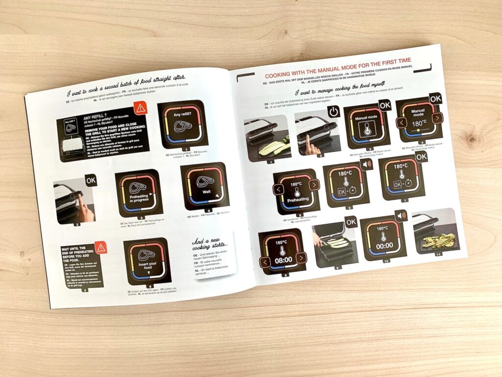 Tefal OptiGrill Elite Bedienungshinweise