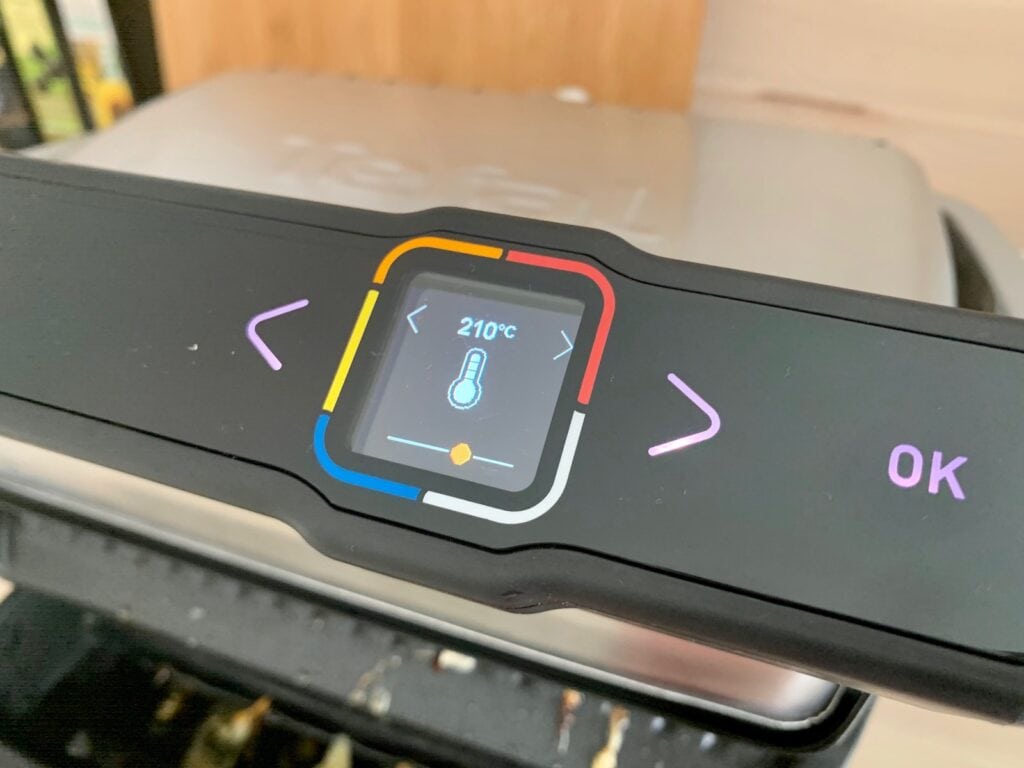 Tefal OptiGrill Elite Manueller Modus Temperatur