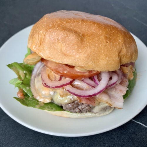 OptiGrill Rezept: Bacon Cheeseburger