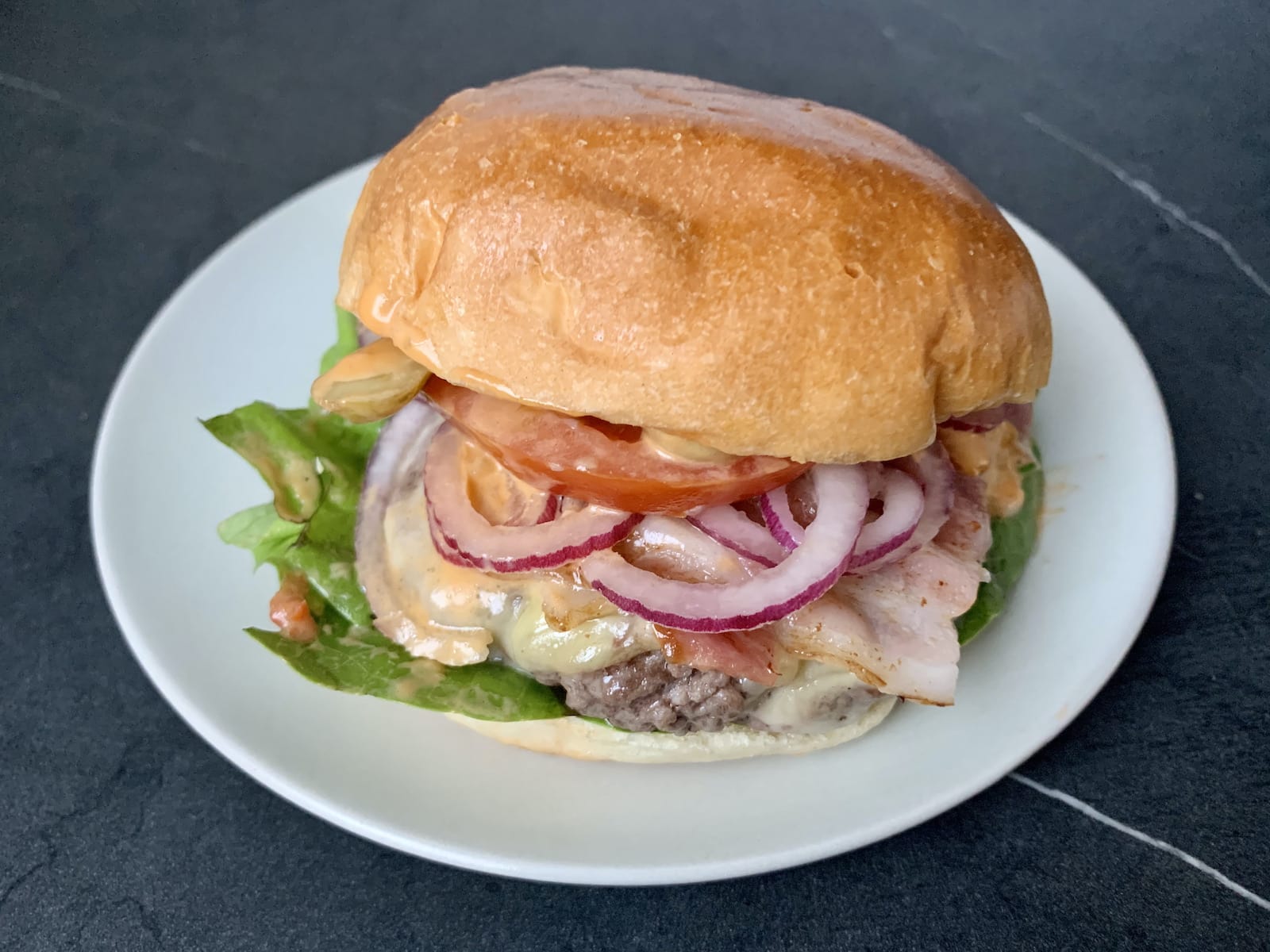 Bacon Cheeseburger vom Kontaktgrill – OptiGrill Rezepte