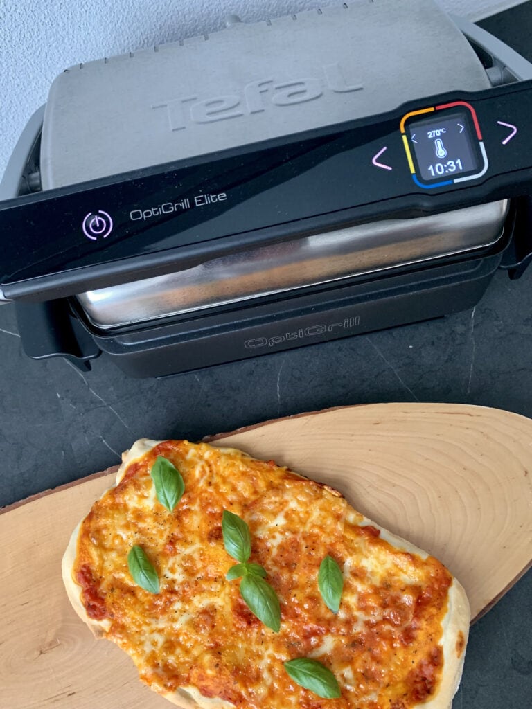 Pizza aus der Tefal OptiGrill Backschale
