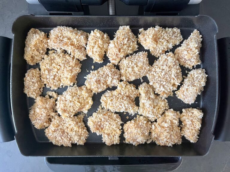 Chicken Nuggets in der OptiGrill Backschale