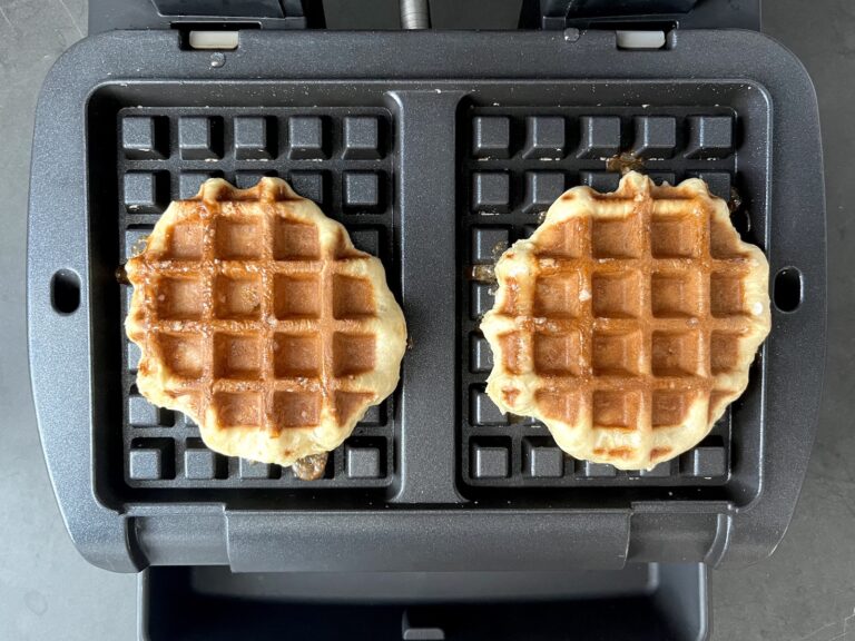 Lütticher Waffeln mit Hagelzucker im OptiGrill