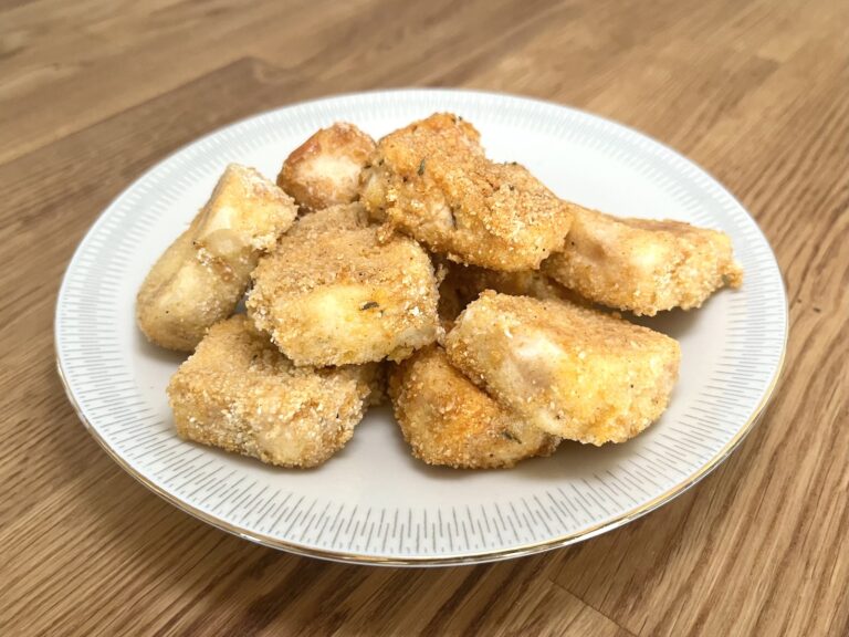 OptiGrill Backschale Rezept: Halloumi Nuggets