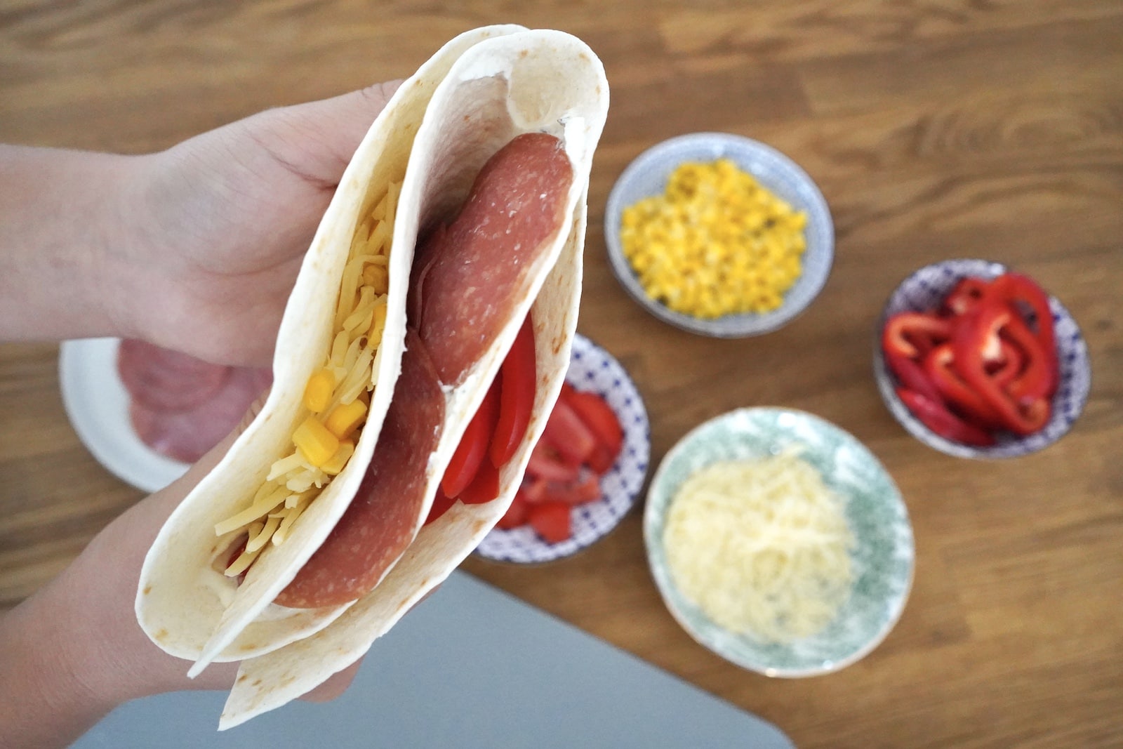 Falt-Wraps mit Salami &amp; Käse – OptiWelt